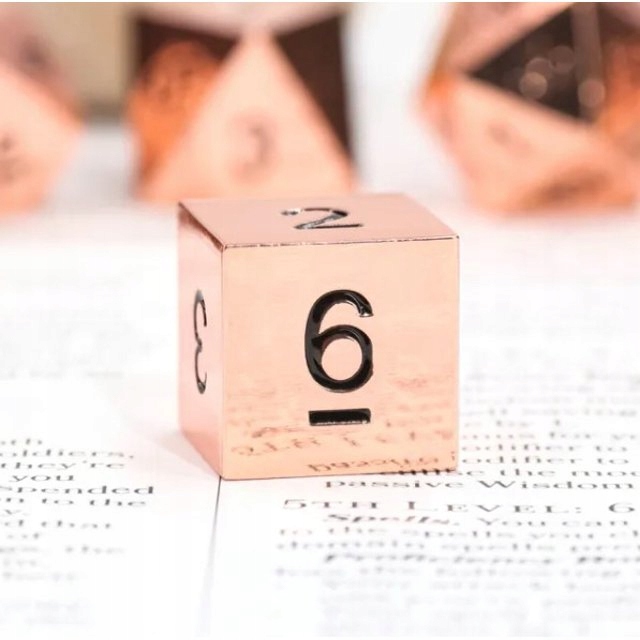 NOWA ZBROJA ZESTAW 7 METALOWYCH KOŚCI RPG Producent RGFK