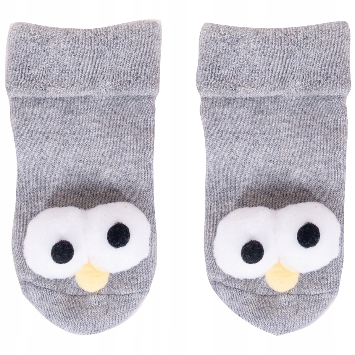 

Skarpetki Frotte z elementem 3D szare 17-19