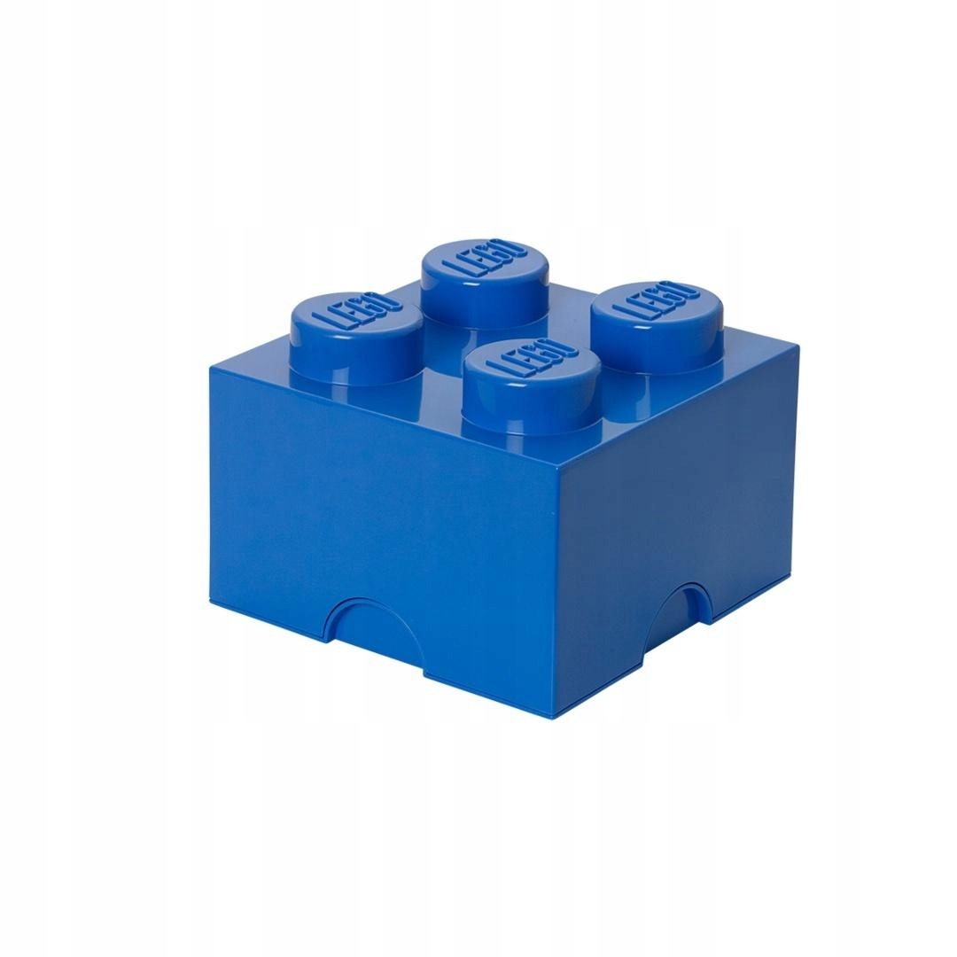Lego(r) kontejner kostka čtyř modrý Nhg