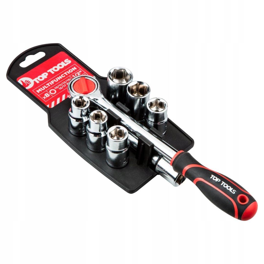 

Klucze nasadowe 1/2", 8 szt. Top Tools 38D143