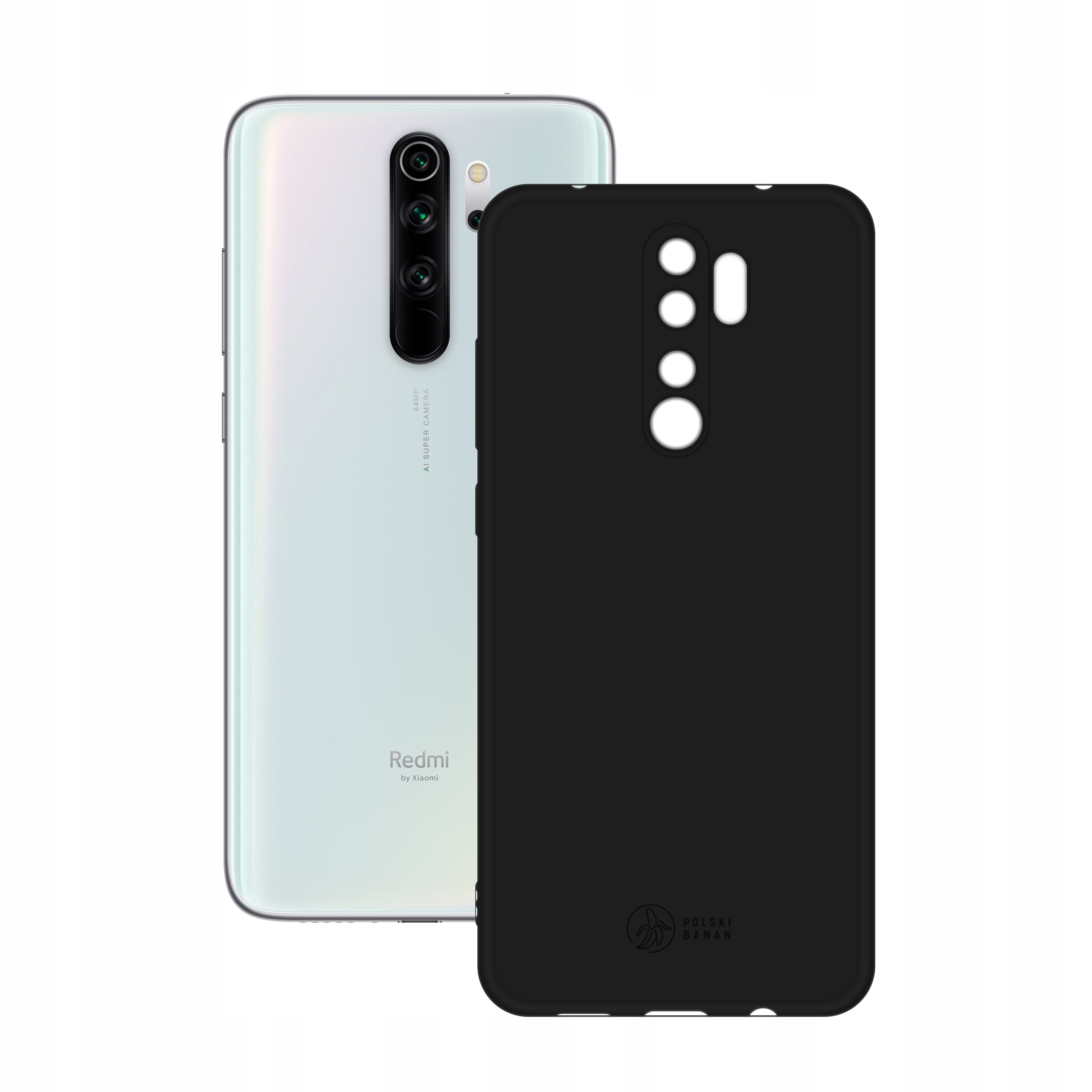 Etui kolorowe Matowe czarne do Xiaomi Redmi Note 8 Pro Dedykowany model Xiaomi Redmi Note 8 Pro