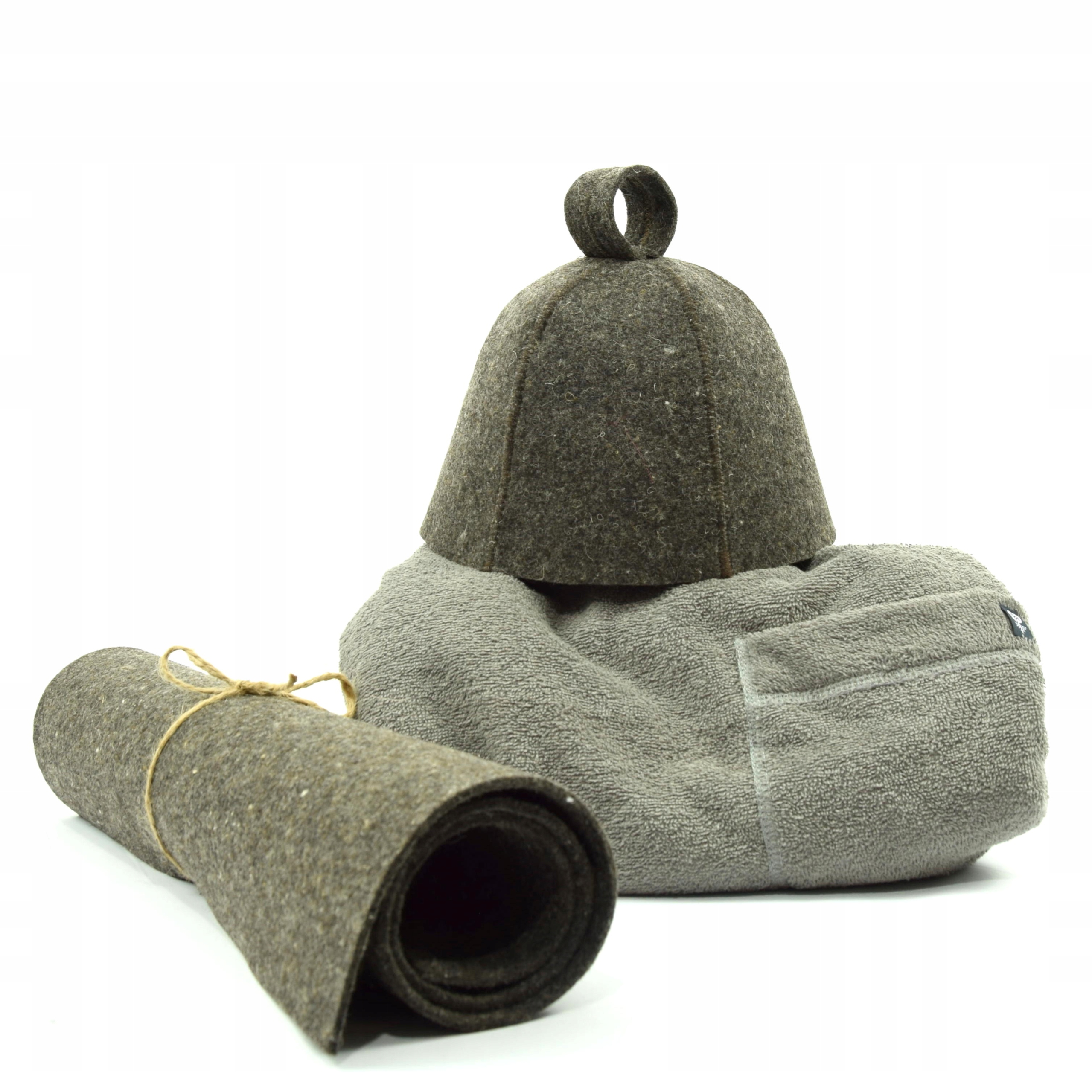 Čepice Klobouk do sauny Kilt Mata Ručník pánský set 3 cz velikost XXL