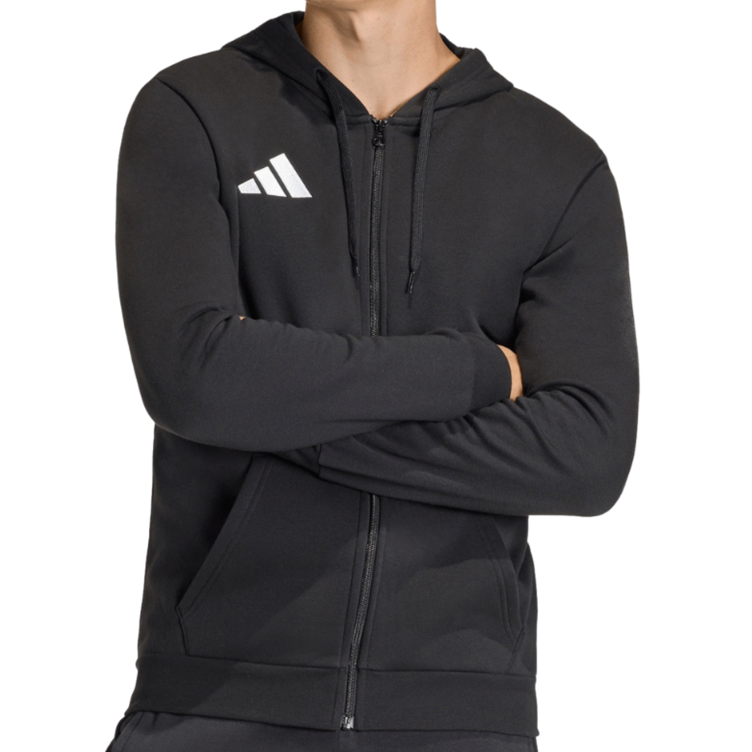 Adidas Pánská Mládežnická Bavlněná Rozepínací Mikina S Kapucí KF5945
