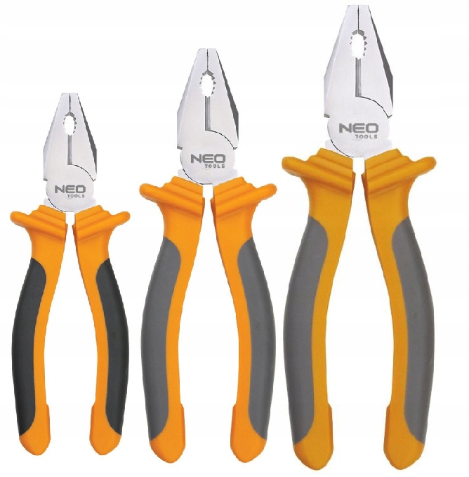 Neo Tools Sada Kleští Kleště Kombinačky 160/180/200 MM Komplet