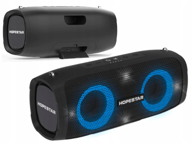 Bezdrátový podsvícený basový reproduktor pro dovolenou