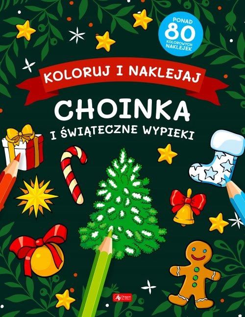 

Koloruj i naklejaj Choinka i Świąteczne wypieki