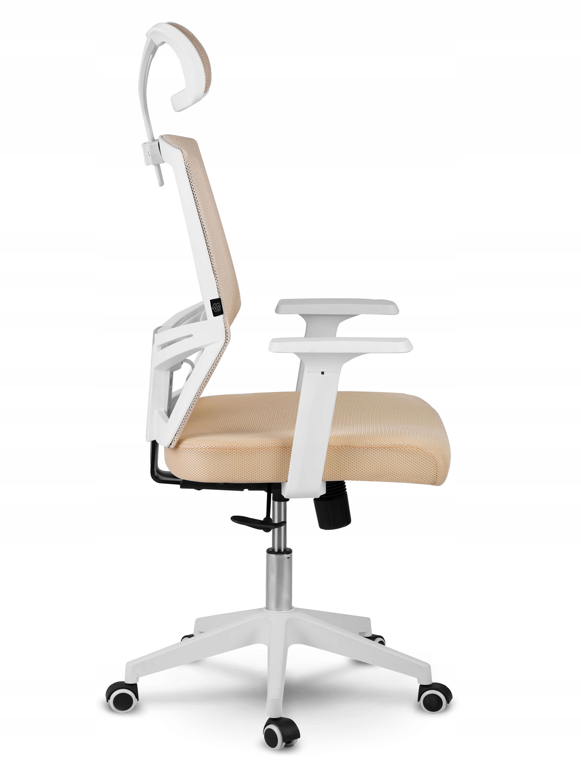 FOTEL BIUROWY OBROTOWY KRZESŁO BIUROWE MIKROSIATKA Szerokość siedziska 45 cm