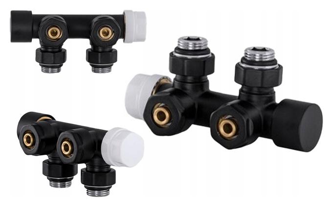 Ventil Pre Radiátor Pex Mosadzný 1/2 Čierny Mat