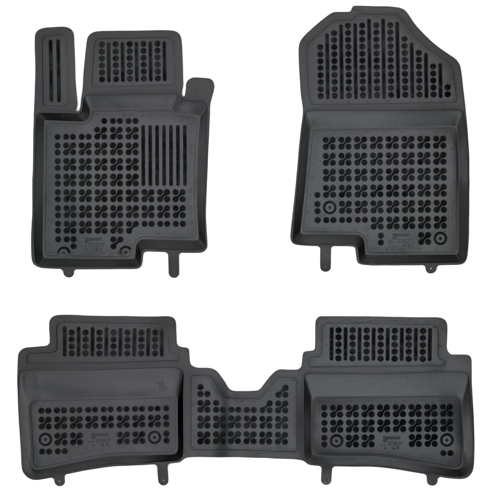 Gumové rohože Hyundai i20 III od roku 2020, zadné, jednodielne