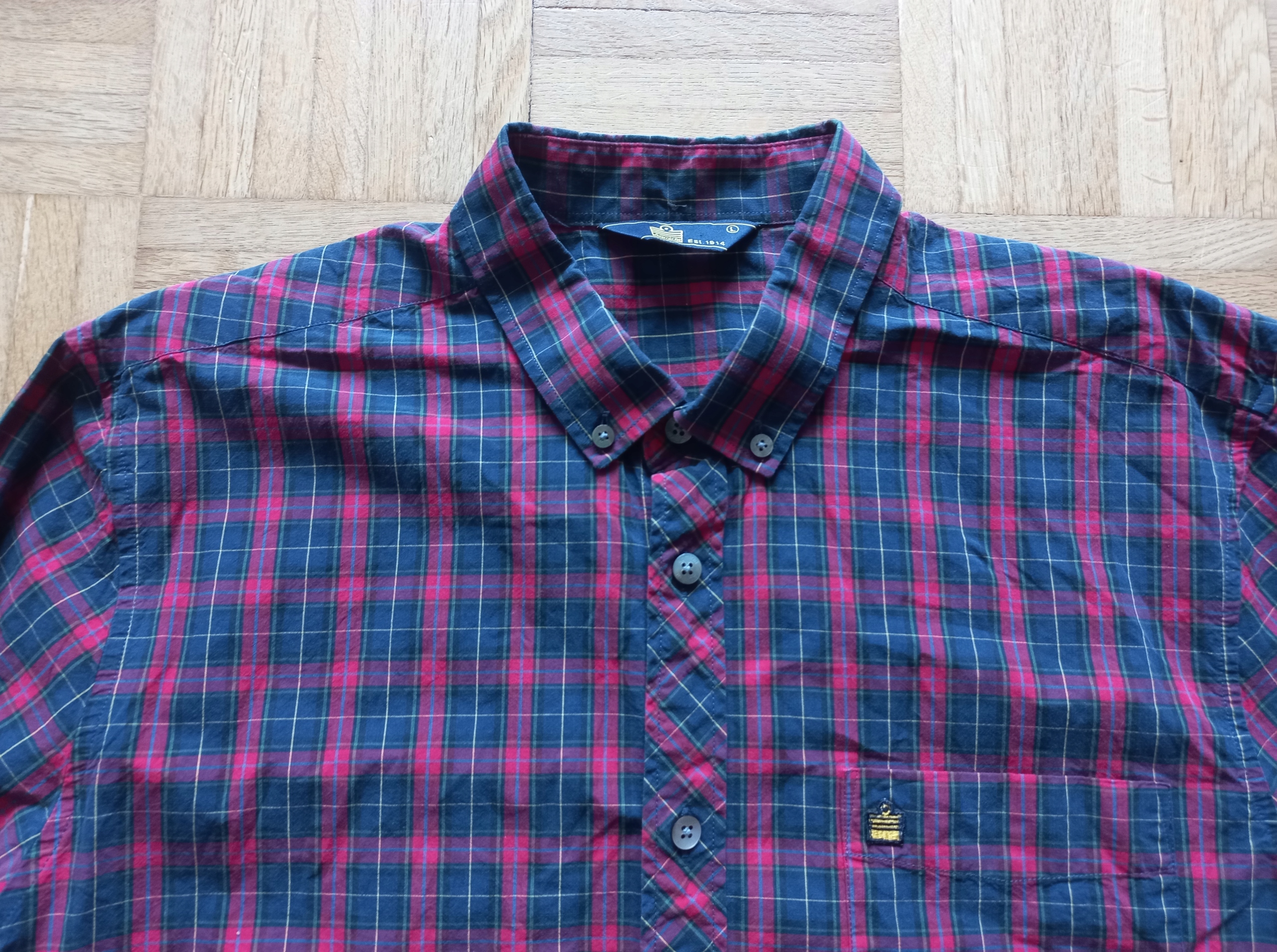 ADMIRAL koszula w kratkę M / L Model P0090