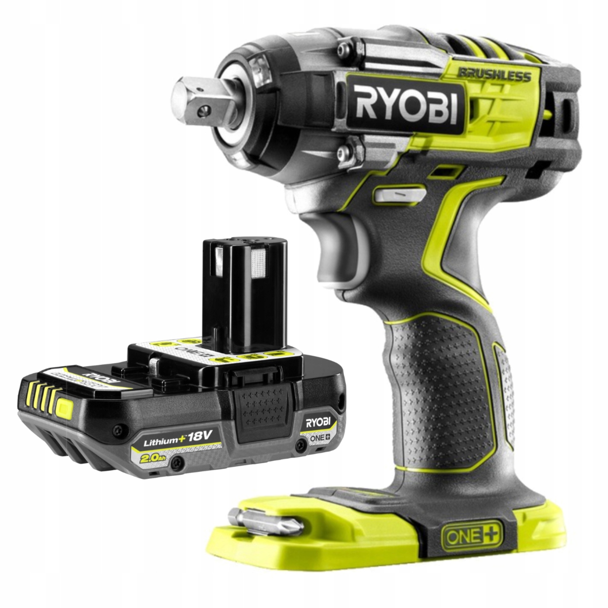 Ryobi Aku rázový utahovák 18V Akumulátor Li-Ion One+ 2.0Ah