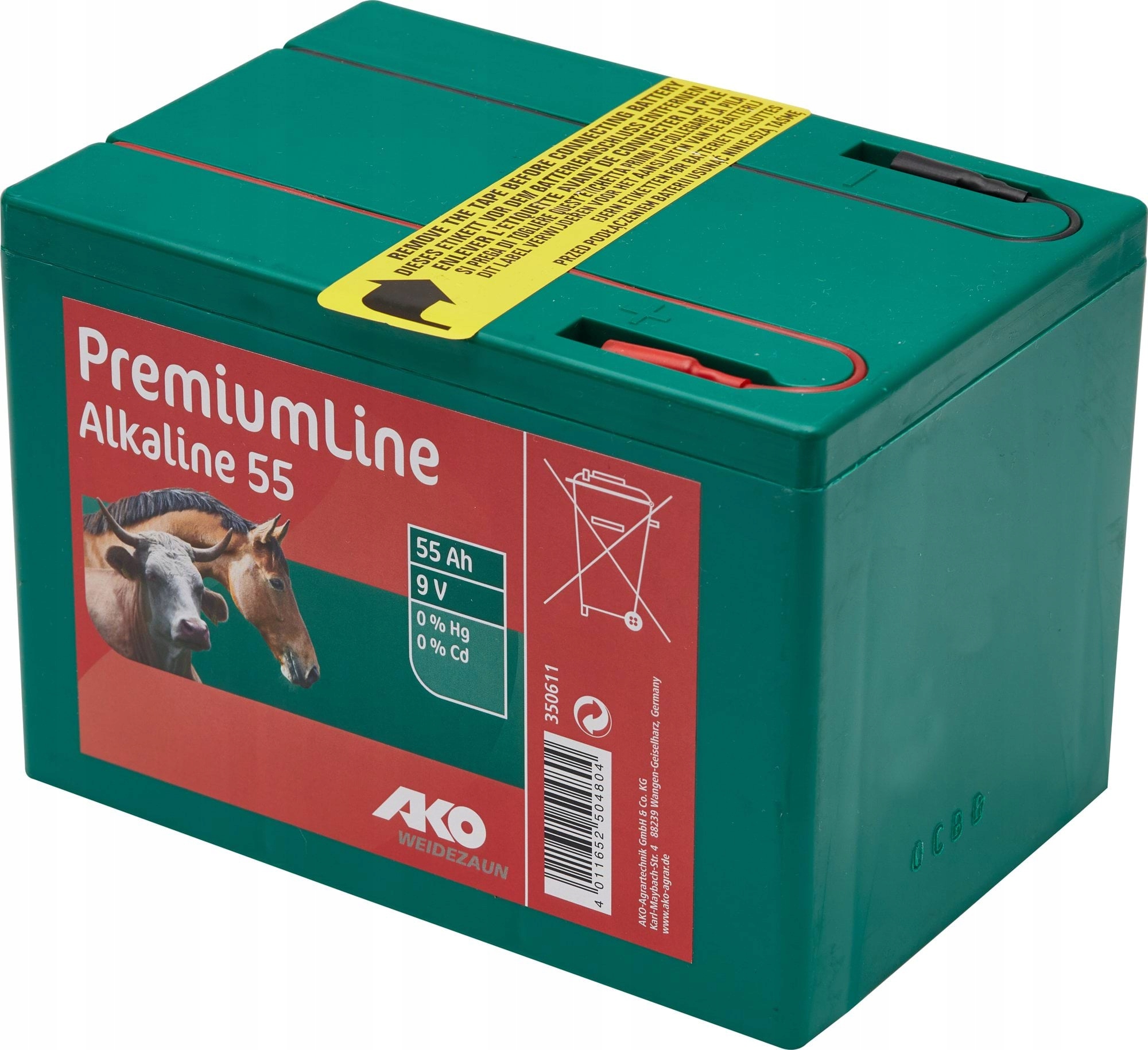 Alkalická Baterie Pro Elektrizátor 9V 50Ah Ako