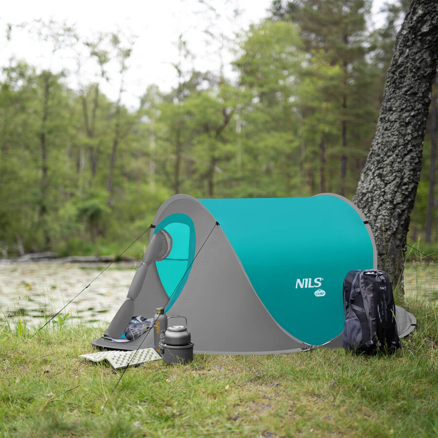 NILS Namiot Turystyczny Samorozkładany + Filtr UV Marka Nils Camp