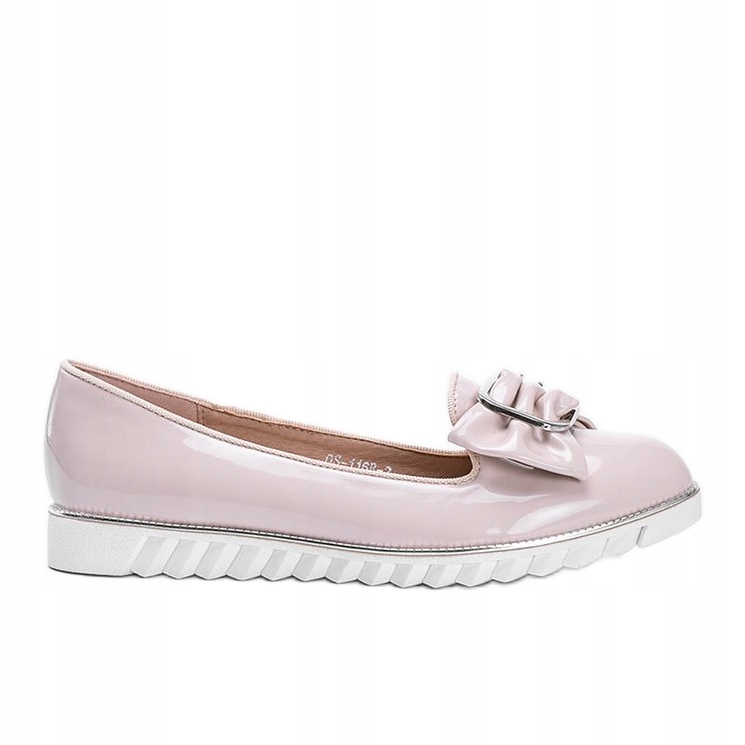 

Beżowy Skóra ekologiczna Buty Mokasyny r.38