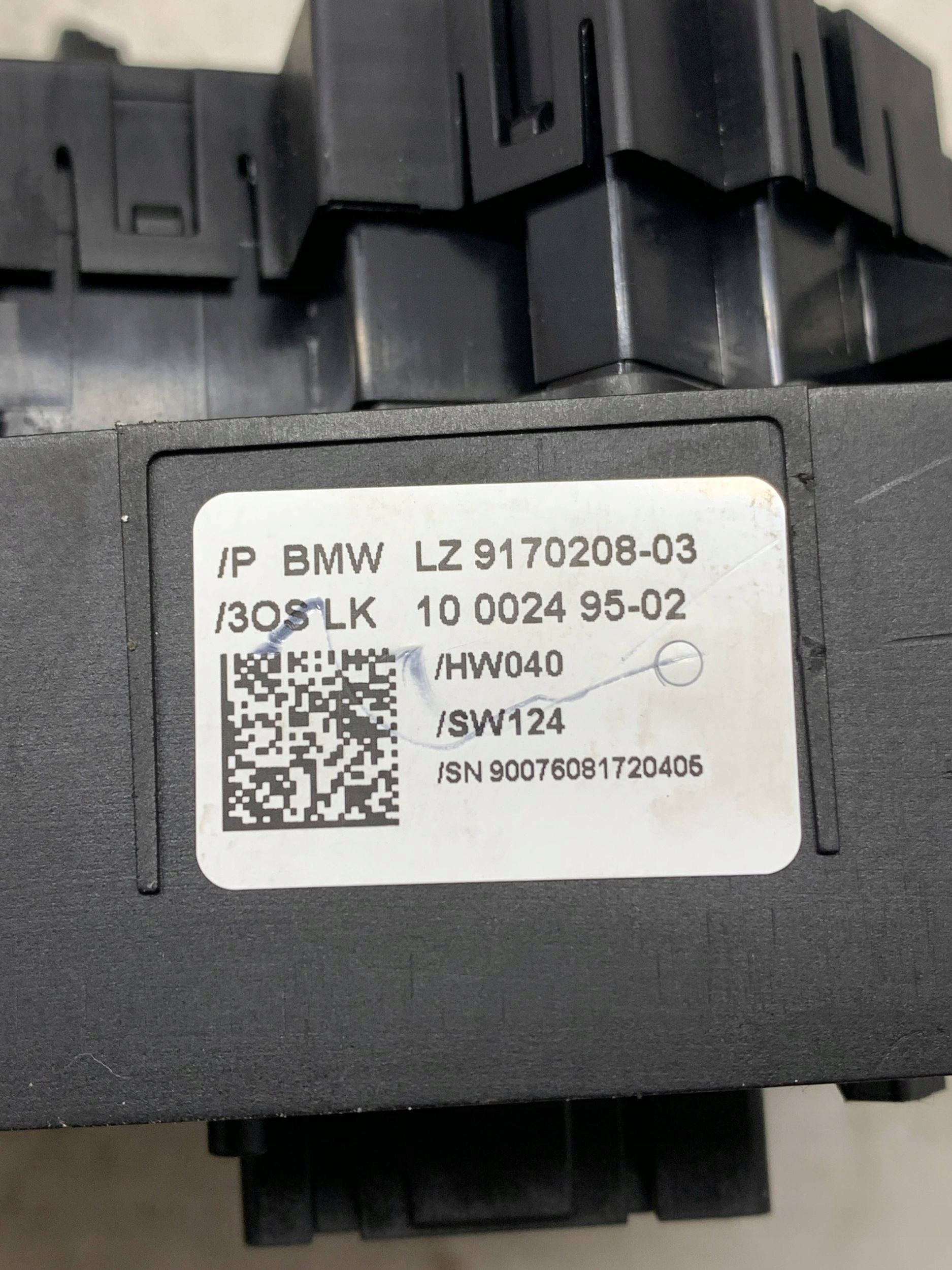 commande levier commodo sous volant contrôle 9170226 BMW E60 (2003-2010)