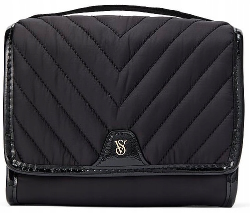 Kosmetyczka Victoria's Secret V-quilt czarna