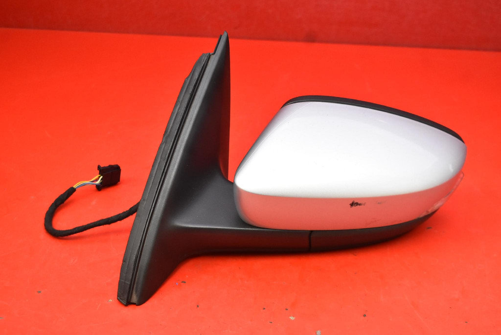 mirror left silver UK 5JC857407E SKODA RAPID 1 and 12-19 6 PIN