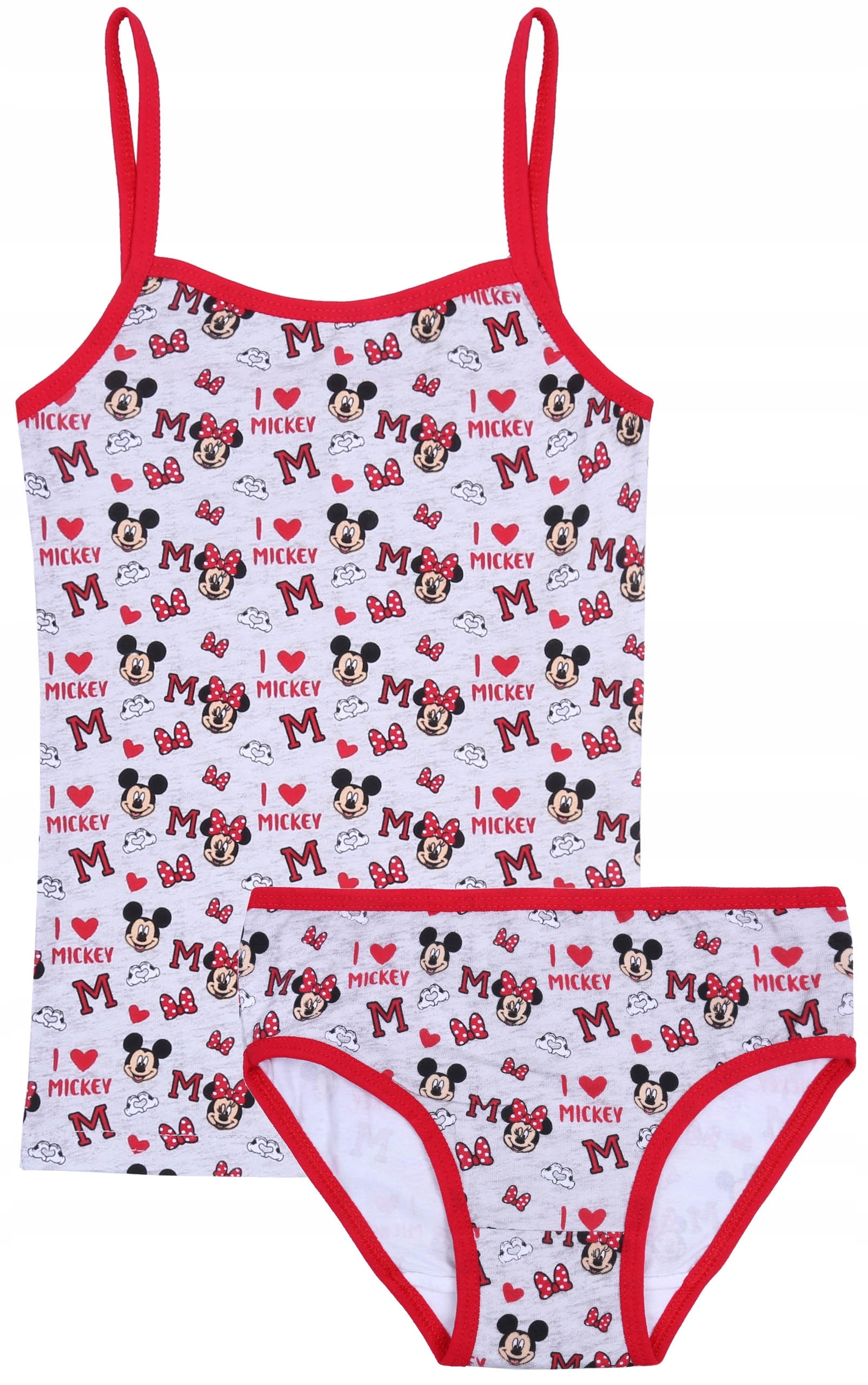 

Komplet dziewczęcy:koszulka + majtki Myszka Mickey