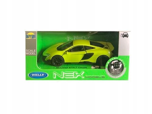 

Mclaren 675LT Coupe Zielony Metal Model 1:34 Welly