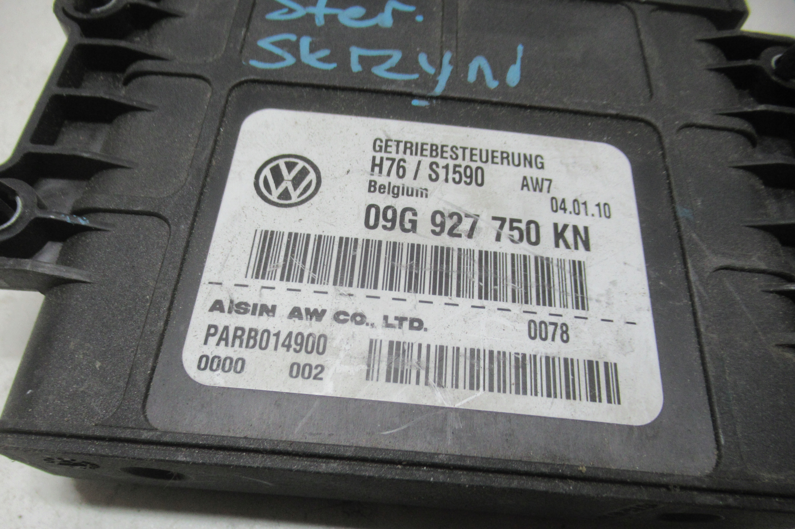 VW TIGUAN 10R Computer Bedienteil Getriebe getriebe 09G927750KN