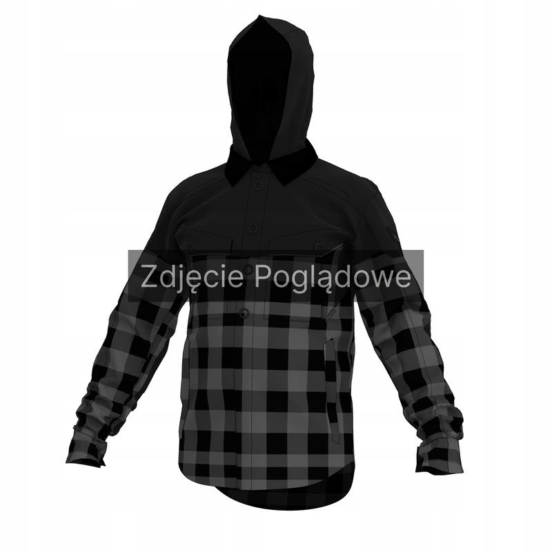 Motocyklová Košeľa Rebelhorn Shifter Black Grey (9XL)