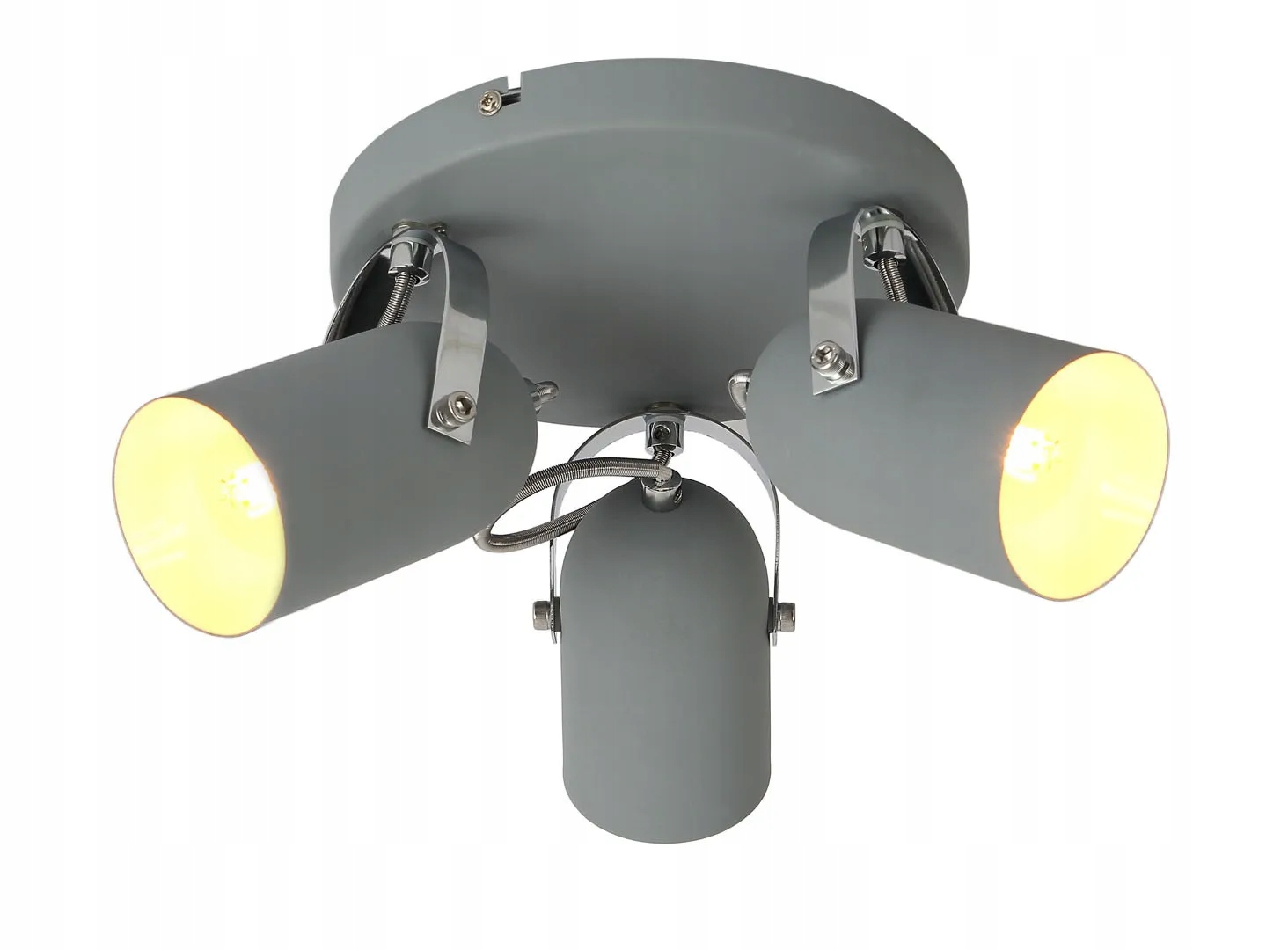 Stropní svítidlo stropní svítidlo 3X40W E14 šedá Gray 98-66503