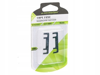 BEZPIECZNIKI TAŚMOWE 41X11 MM, 100A, 2 SZT. Marka Carmotion