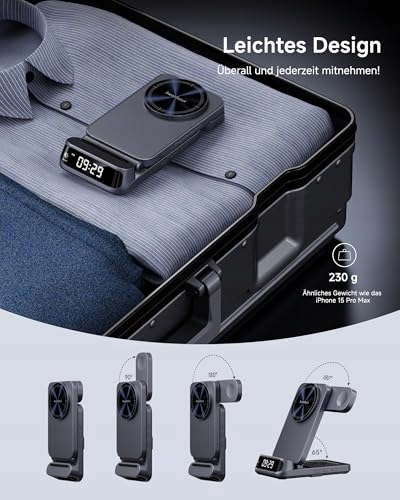 SWANSCOUT Indukcyjna Stacja Ładowania 3w1 Dla Apple Watch i iPhone MagSafe — miniatura 4