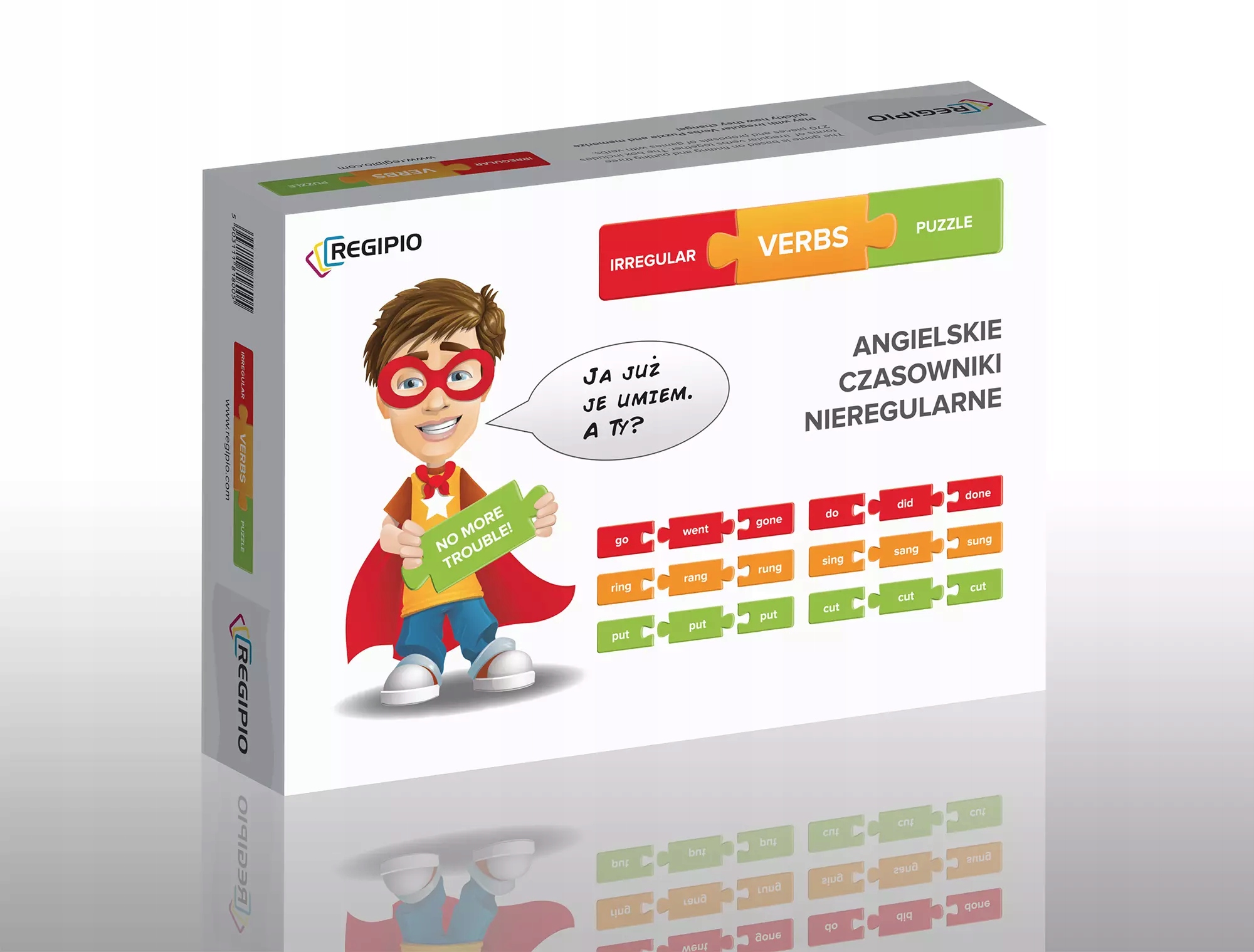 Irregular verbs puzzle