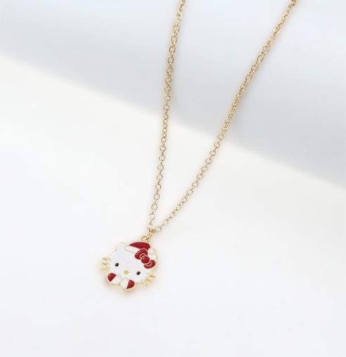 Wisiorek Hello Kitty Kotek Cute Materiał Inny