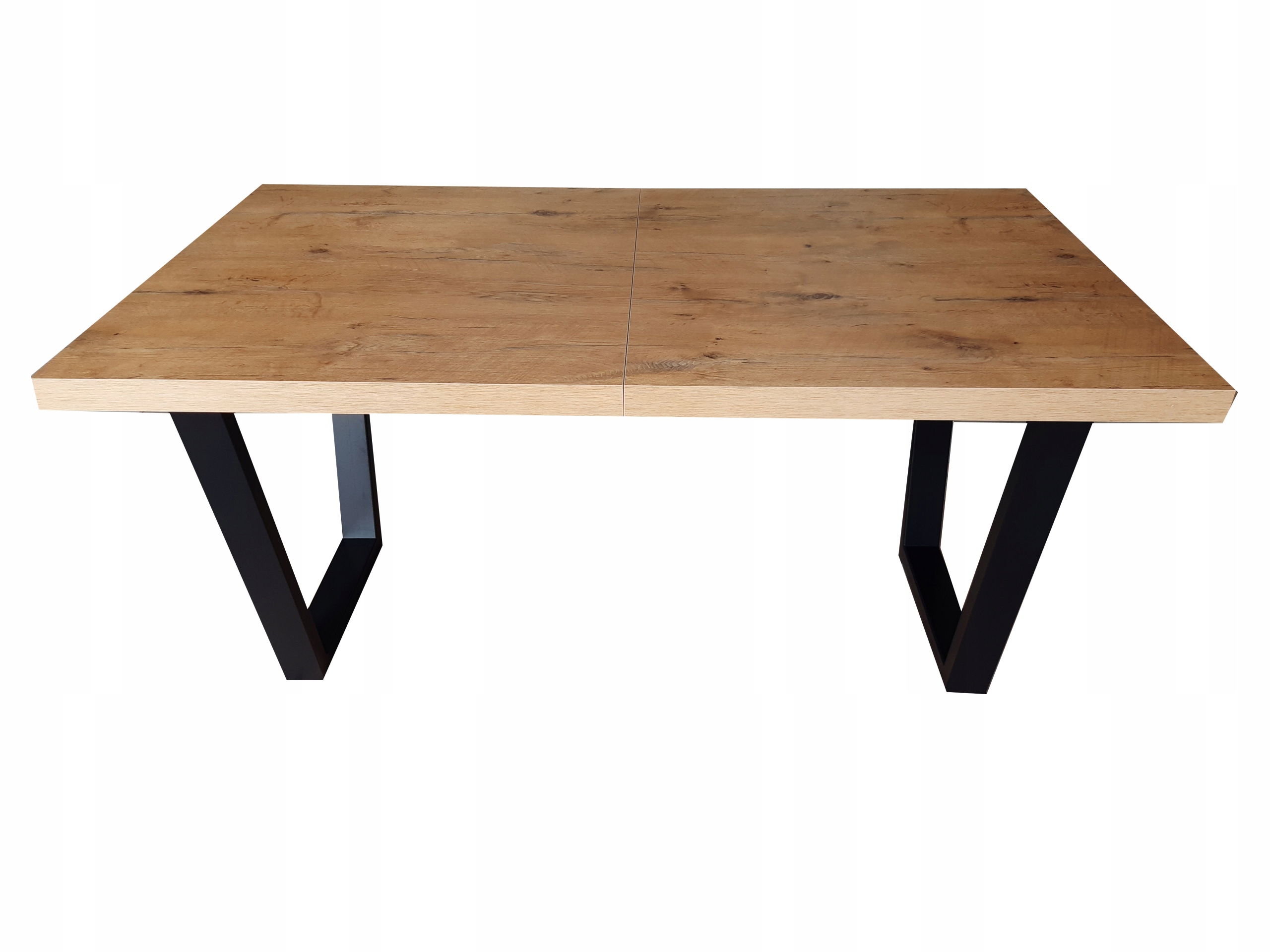 Stół Rozkładany LOFT 160-260x90 Nogi Metal Trapez Kształt blatu prostokątny