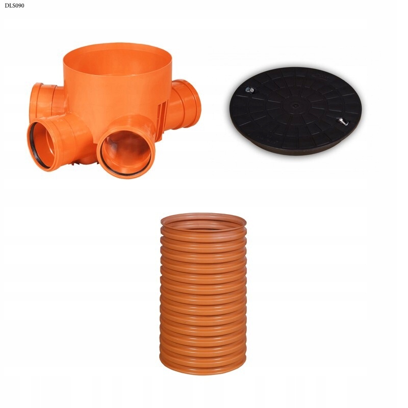 Studnia DN315 kineta TYP2 315xKG200 trzon H=2m+ pokrywa Pp 315 kl.A15