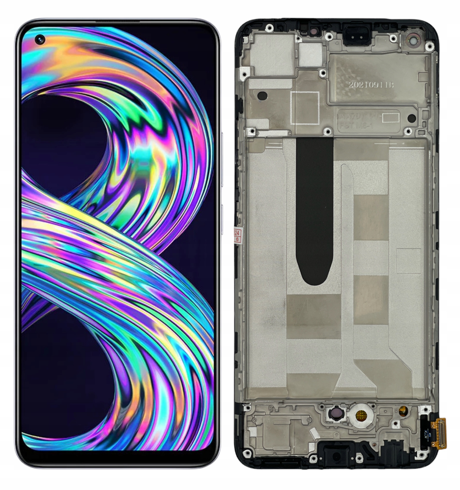 Displej Realme 8 4G Oled Rámeček Dotyk Premium