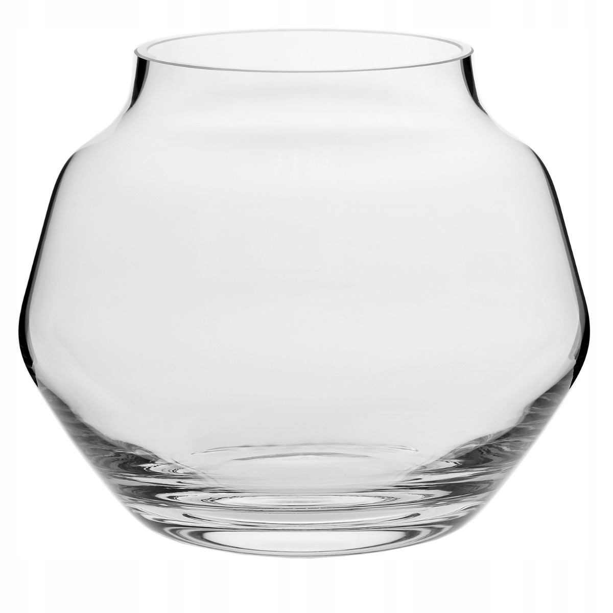 

Szeroki wazon Home Krosno 20cm szklany na kwiaty