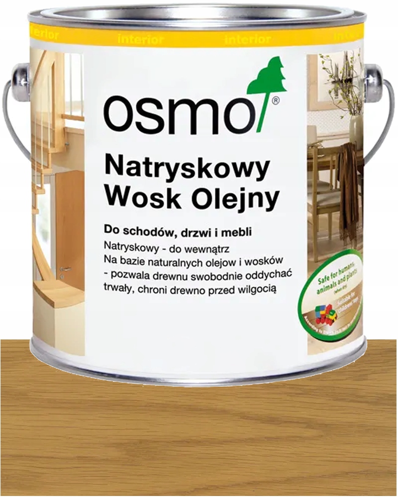 Osmo Sprchový olejový vosk 3009 Bezfarebný polomat Protišmykový 2,5L