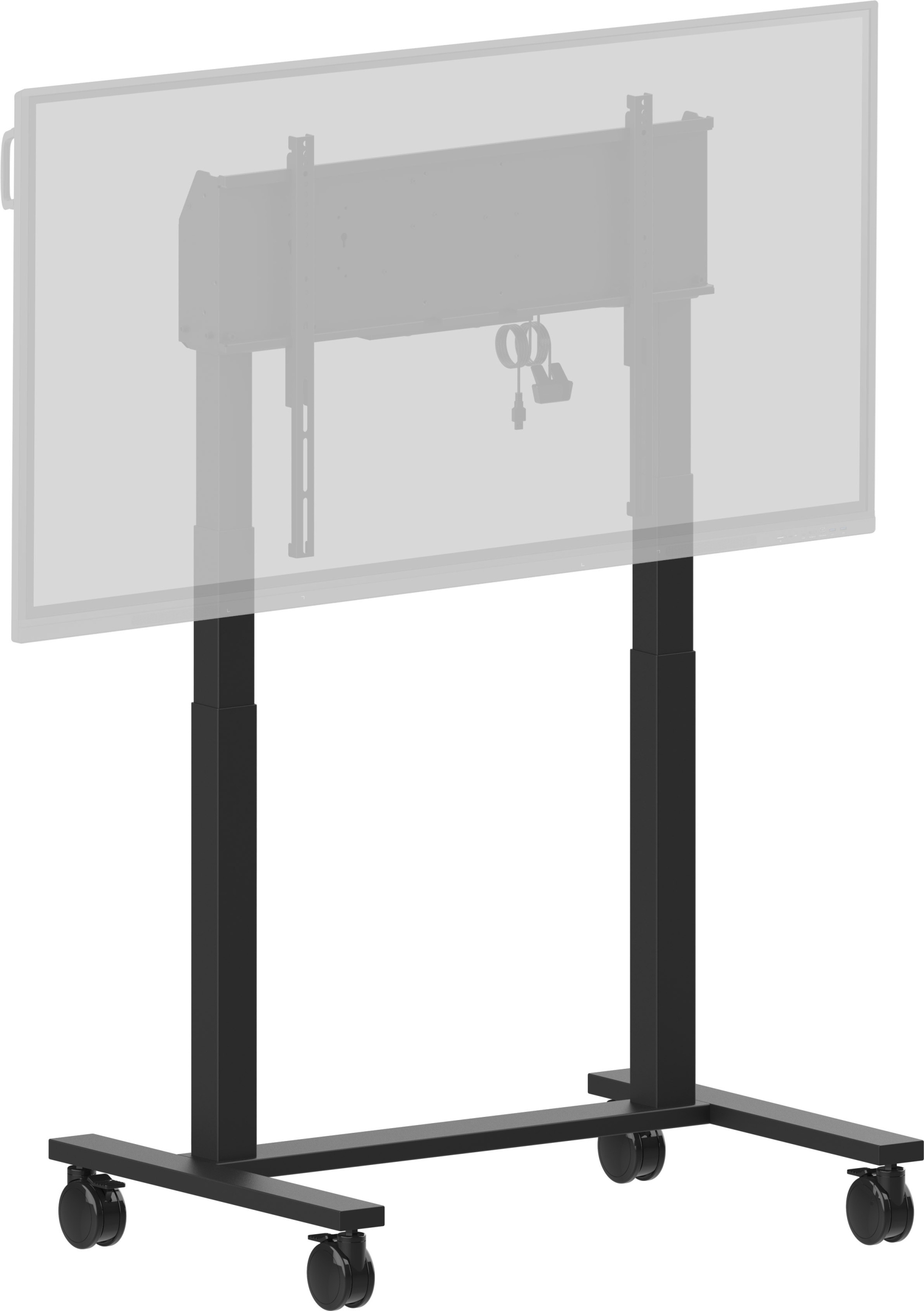 Dvousloupový elektrický zvedák na kolečkách iiyama pro monitory max 98