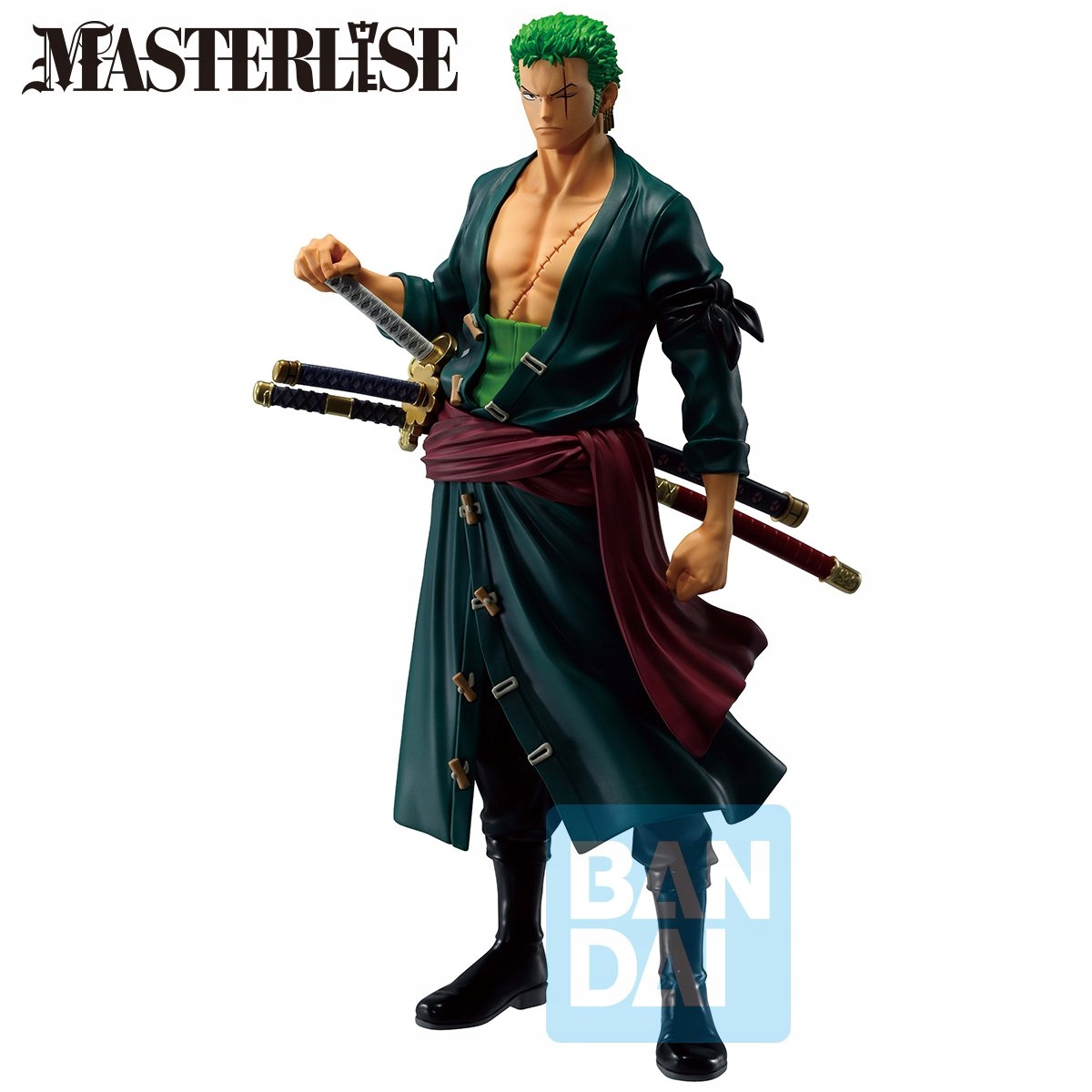 One Piece Roronoa Zoro Figurka kromě zkoušek 25 cm