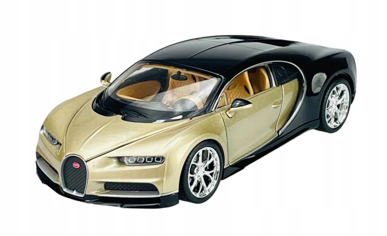 Bugatti Chiron 1:24 model Welly v měřítku 1:24 24077 zlatý
