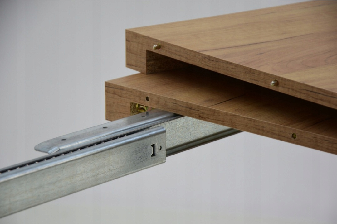 Stół Rozkładany LOFT 120-220x80 Nogi Metal Trapez Szerokość mebla 80 cm