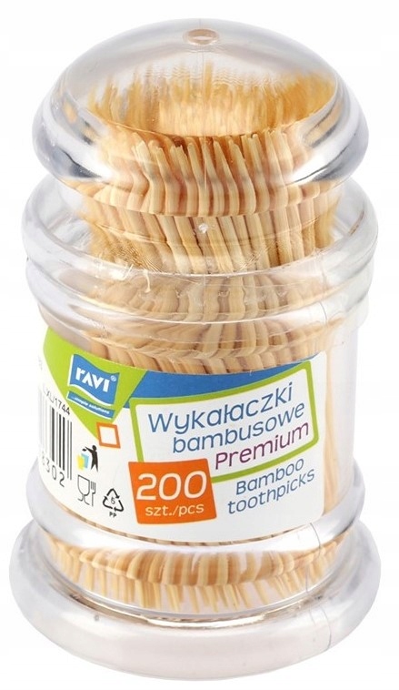 

Wykałaczki Dwustronne W Pudełku Premium 200 Sztuk