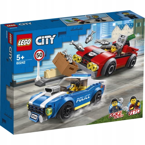 LEGO CITY POLICE 60242 ARESZTOWANIE NA AUTOSTRADZI