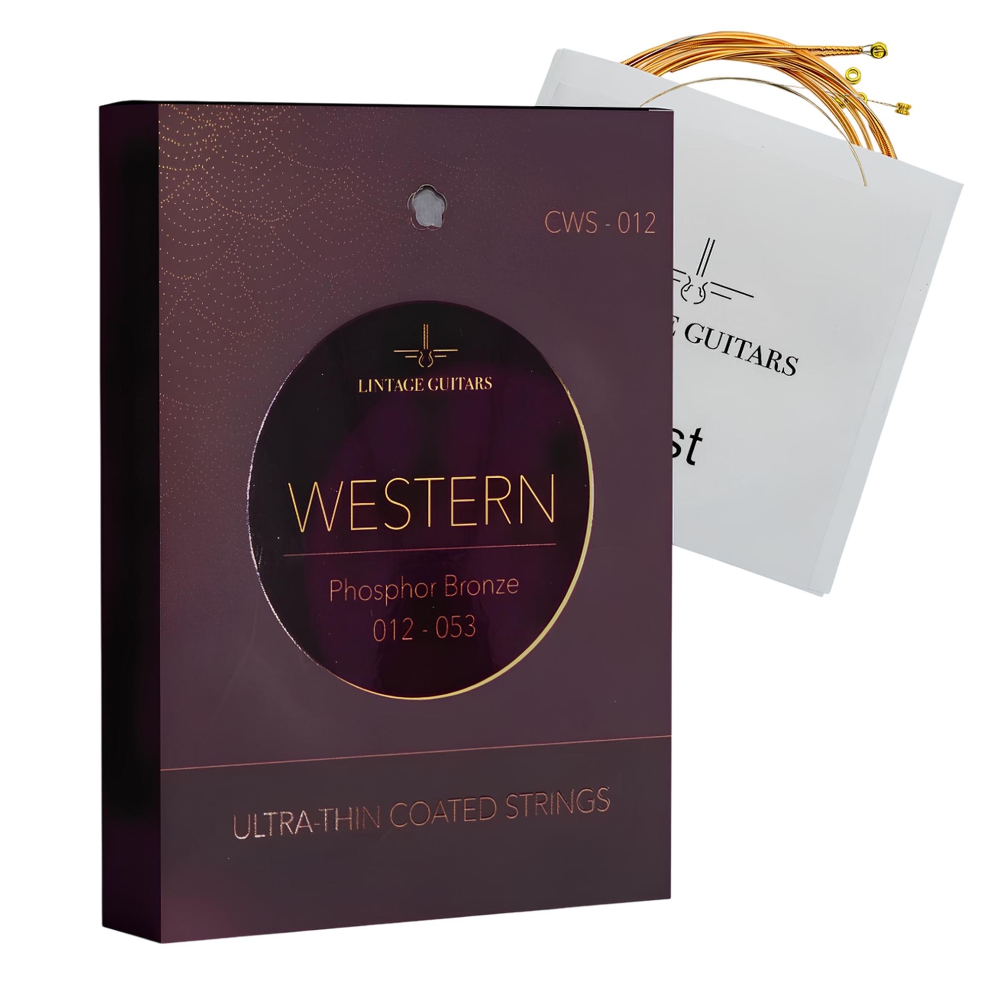 STRUNY DO GITARY WESTERN PROFESJONALNE POWLEKANE ANTYKOROZYJNE CWS-012