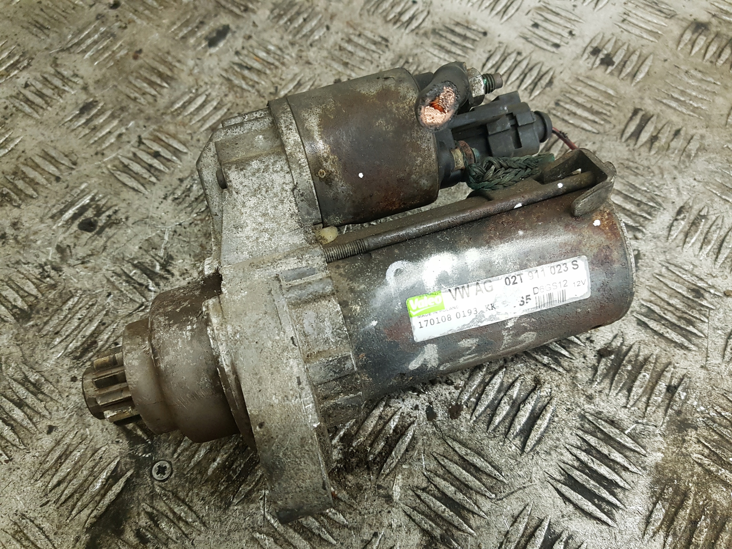 starter VOLKSWAGEN POLO 4 02T911023S 1.2 12V