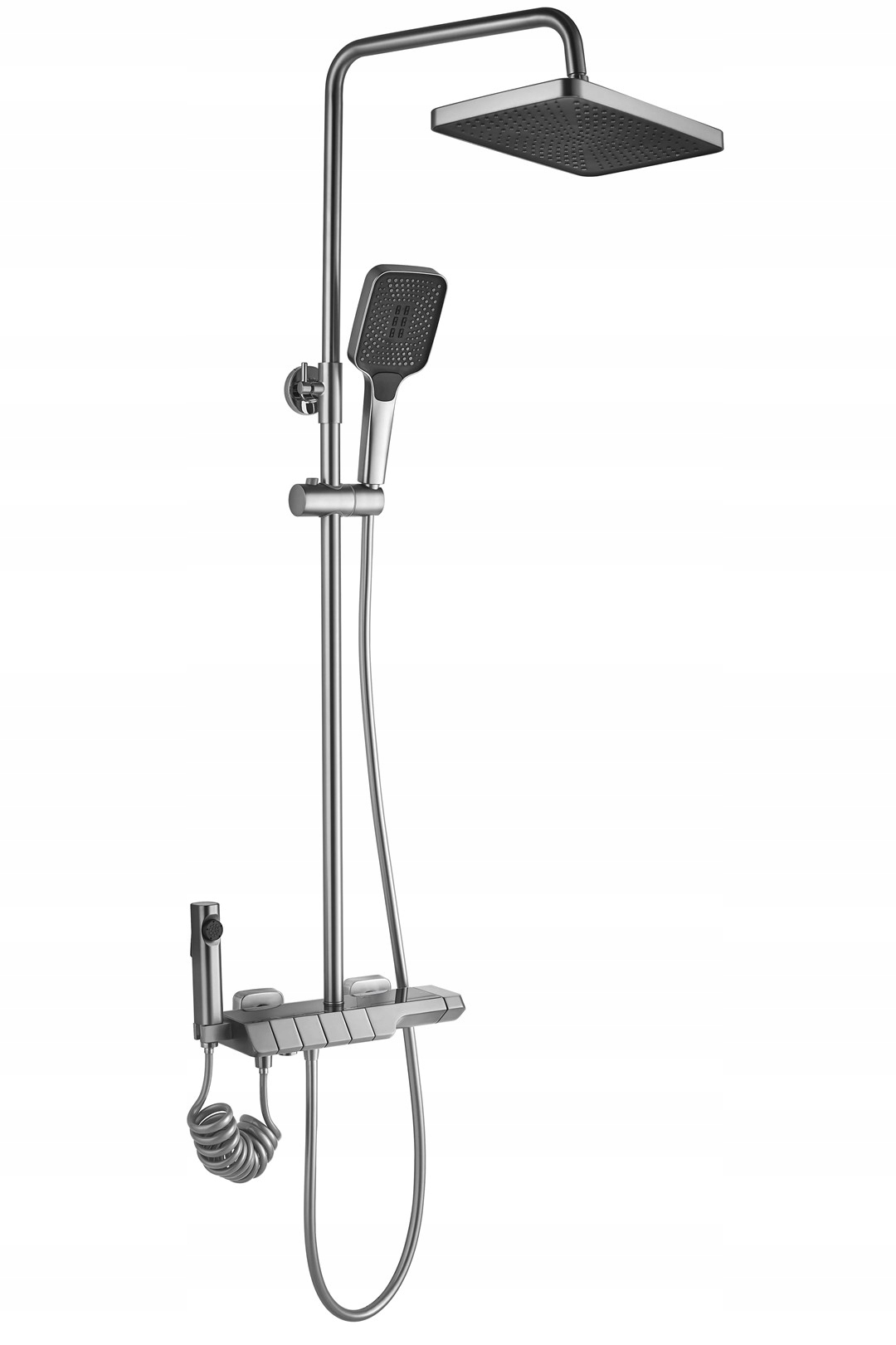 Termostatický striekací set Rob Nikel kartáčovaný Premium