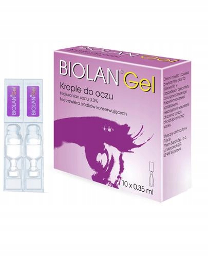 

Biolan Gel 0,3% Krople 10 x 0,35 ml
