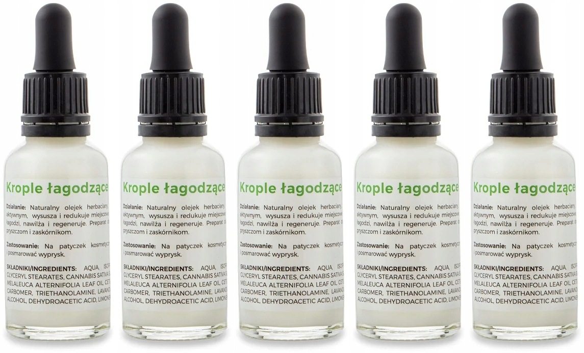 Krople Łagodzące Trądzik Antybakteryjne India Cosmetics 30ml