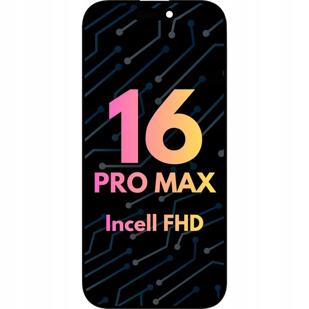 LCD displej pro iPhone 16 Pro Max Náhradní Incell Fhd těsnění