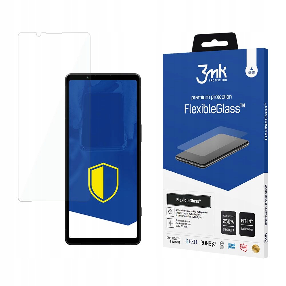 Szkło hybrydowe na ekran do Sony Xperia 5 V 3mk FlexibleGlass