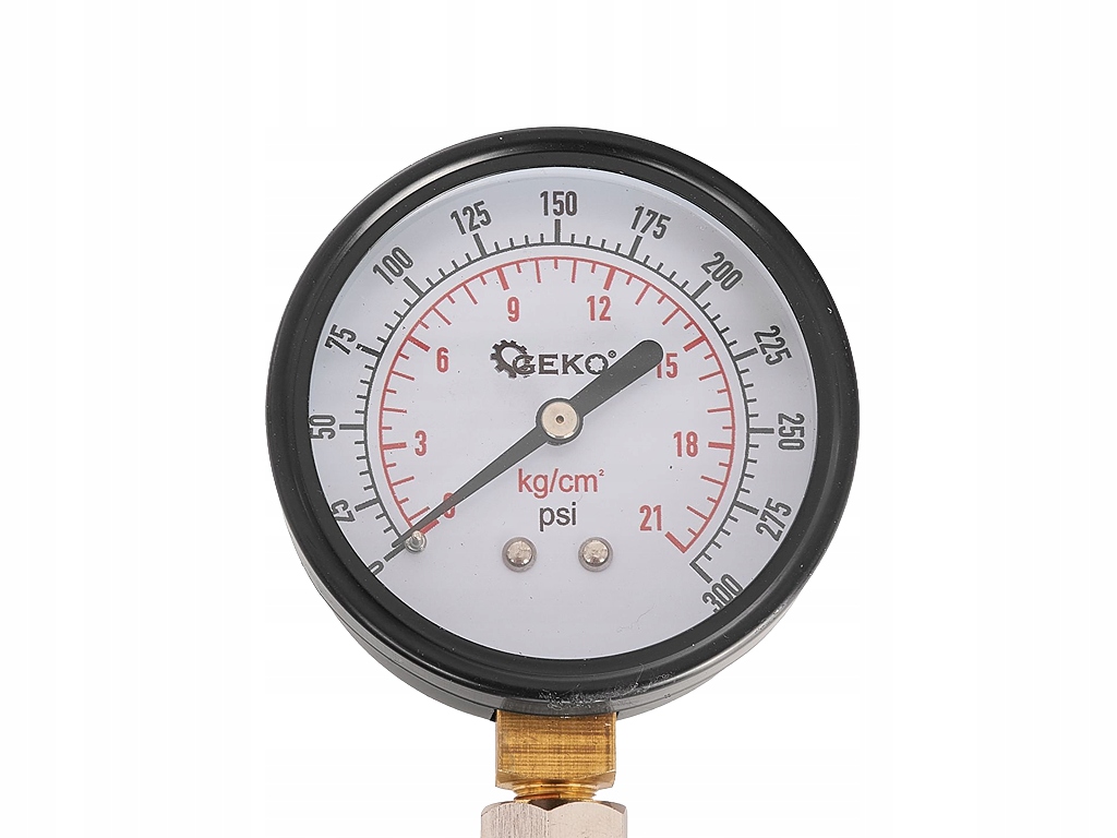 Tester sprężania Miernik pomiaru kompresji zawór Schradera M14 M18 BENZYNA Marka Geko