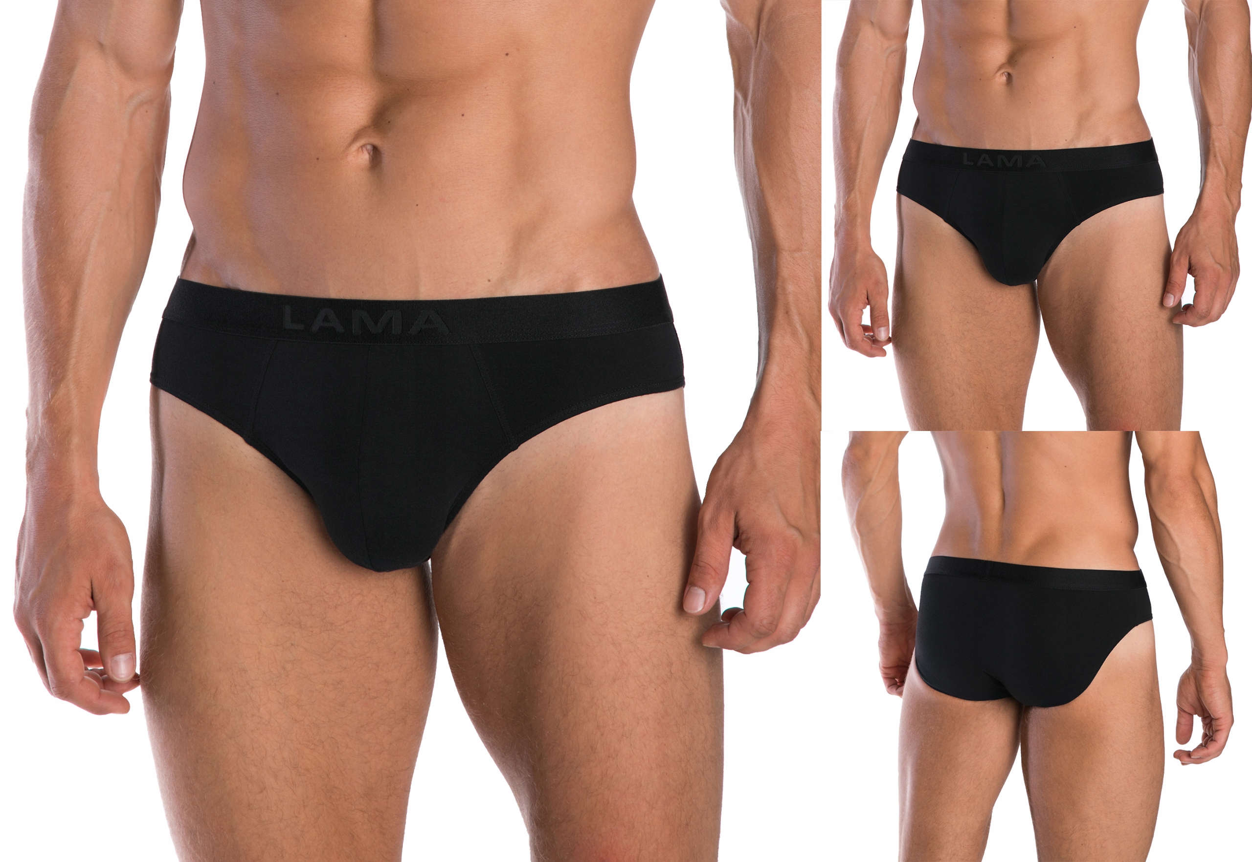 

Bawełniane Slipy Męskie Classic Lama 2SZT R. L